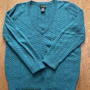 Eddie Bauer Vintage Cable Knit Sweater